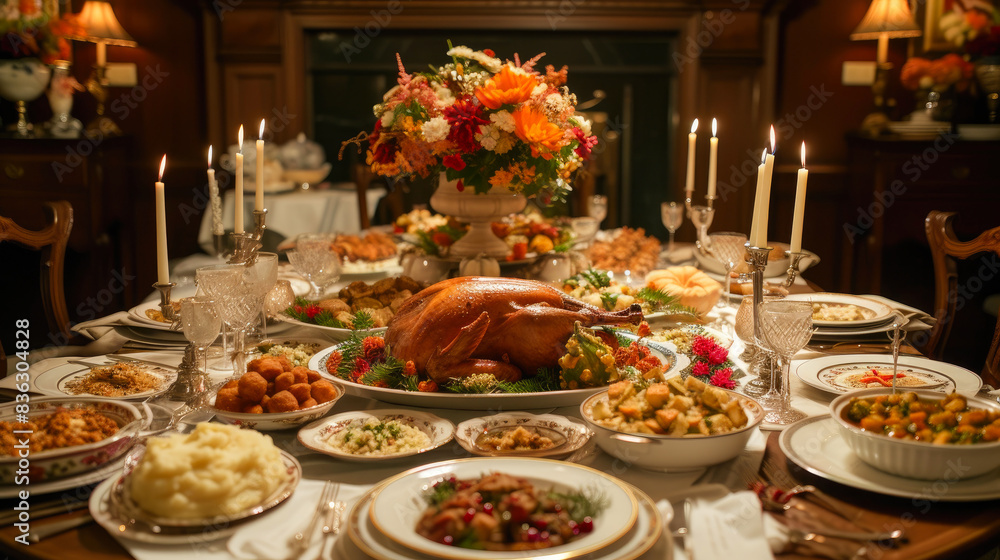 Gathered Around the Thanksgiving Table Gathered Around the Thanksgiving Table