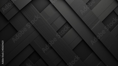 黒色の壁のパネルのテクスチャの背景画像,Black Wall Panel Texture Background Image,Generative AI