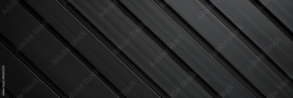 Obraz premium 黒色の壁のパネルのテクスチャの背景画像,Black Wall Panel Texture Background Image,Generative AI