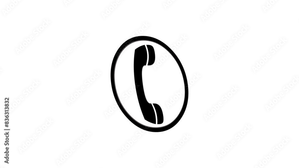 3d talking on the phone symbol animation 3d talking on the phone symbol animation