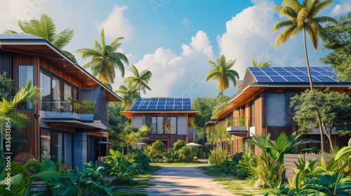 Renewable Living  Villas Harnessing the Power of the Sun