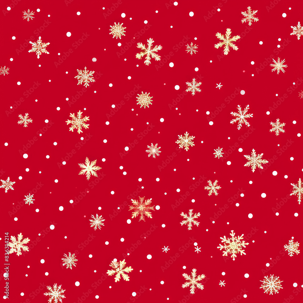 Holiday Bliss: Red Snowfall Extravaganza Holiday Bliss: Red Snowfall Extravaganza