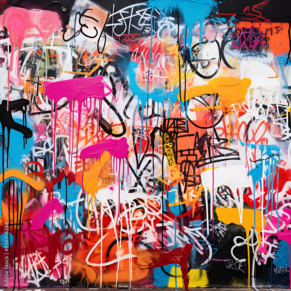 Naklejka premium Vibrant flowers in a clear vase, sitting on a wooden surface.