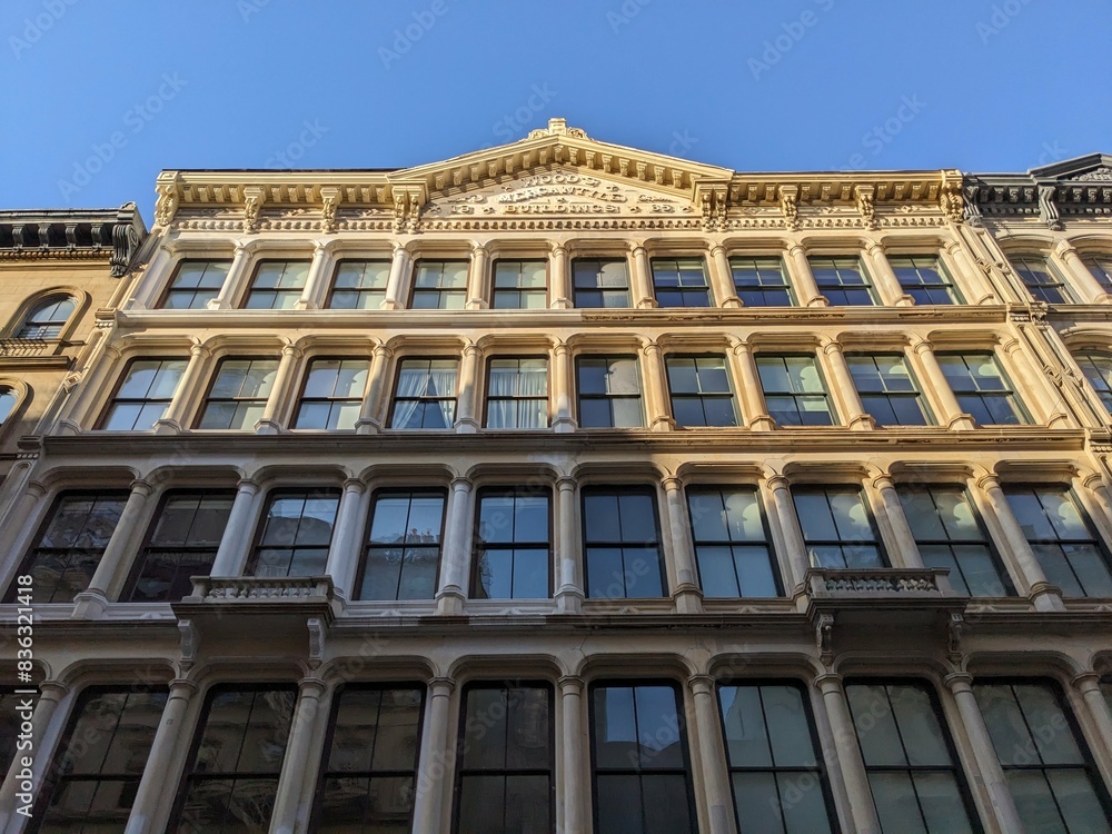 Obraz premium Facades of Tribeca, New York - April 2024