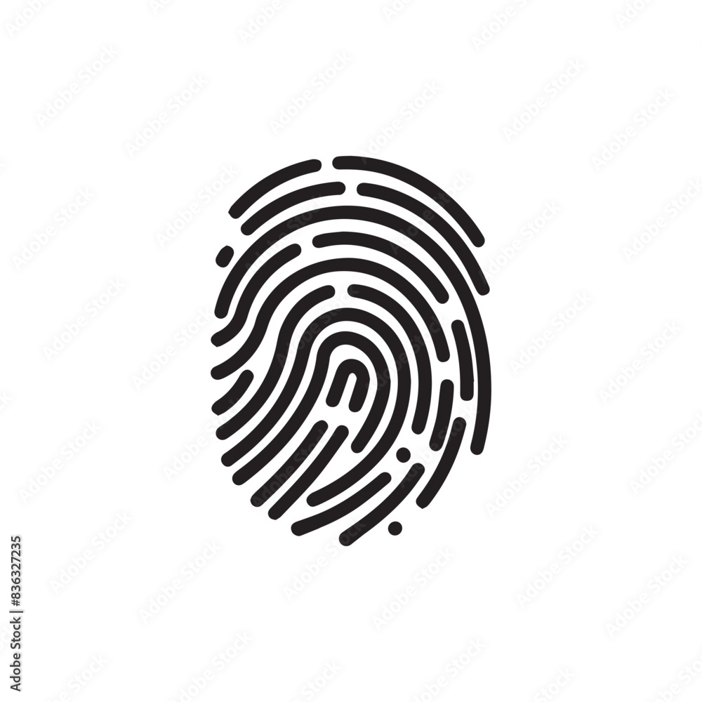 finger print fingerprint lock secure security logo vector icon finger print fingerprint lock secure security logo vector icon