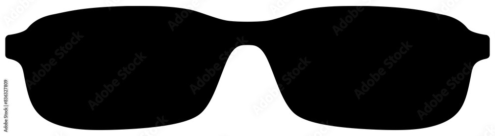 Sun Eye Glasses Silhouette, Pictogram, Front View, Flat Style, can use for Logo Gram, Apps, Art Illustration, Template for Avatar Profile Image, Website, or Graphic Design Element Sun Eye Glasses Silhouette, Pictogram, Front View, Flat Style, can use for Logo Gram, Apps, Art Illustration, Template for Avatar Profile Image, Website, or Graphic Design Element