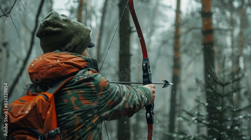 portrait of a archer warrior