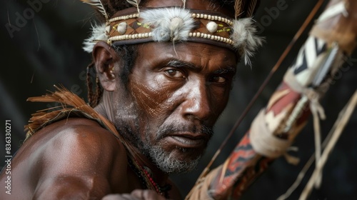 portrait of a archer warrior