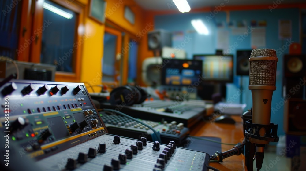 radio station room radio station room