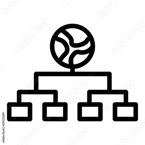 tournament icon line style