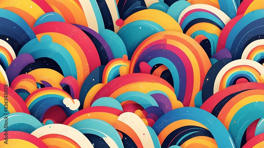 seamless abstract rainbow background seamless abstract rainbow background