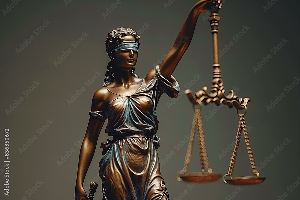 Lady justice with scale Lady justice with scale