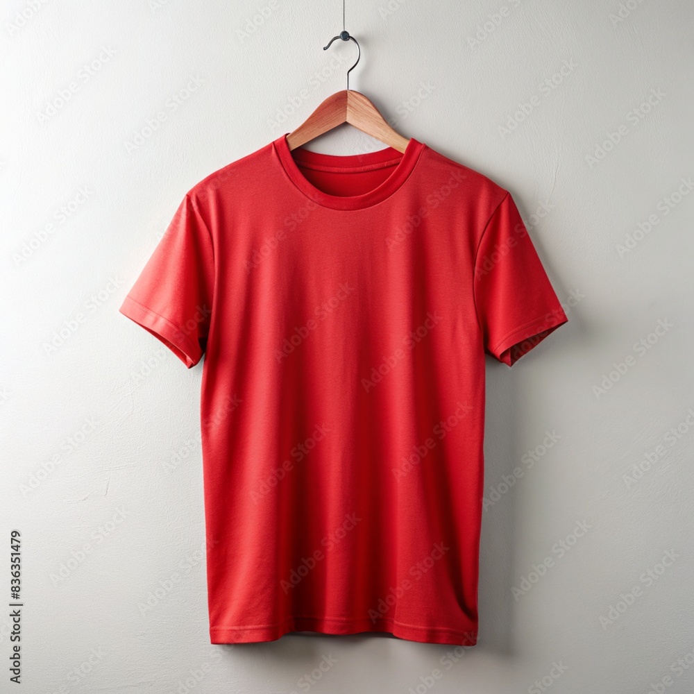 Red tshirt created for printing Red tshirt created for printing
