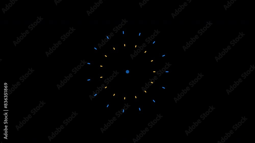 Set of Explosive Accent Highlights Elements Set of Explosive Accent Highlights Elements