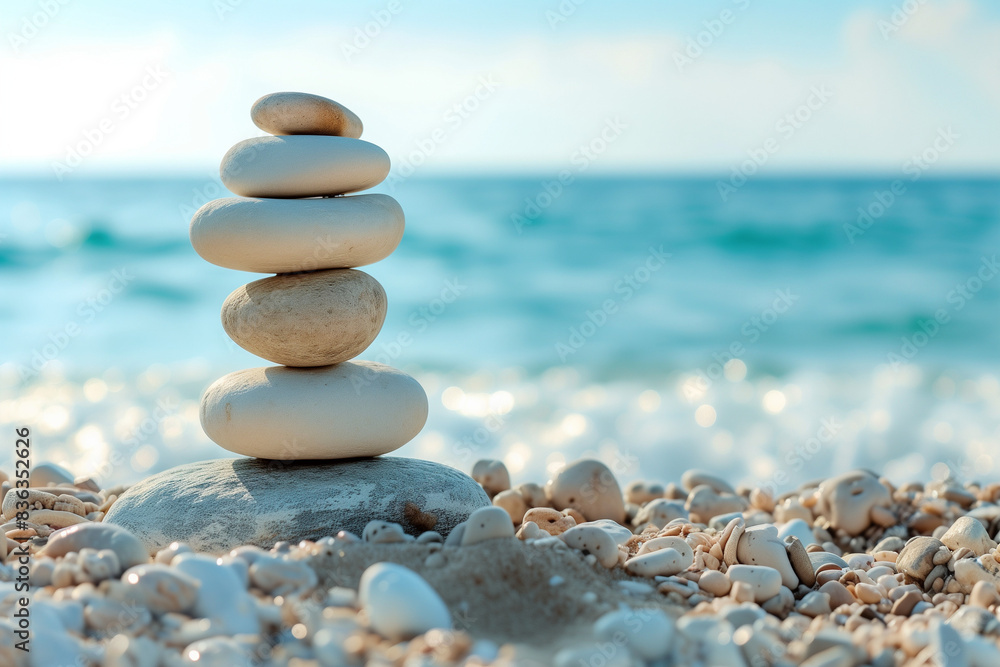 Relax stones on the seaside - natural banner
Relax stones on the seaside - natural banner