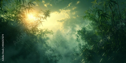 Mystical Bamboo Enchantment  generative ai