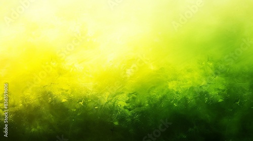 Green And Yellow Gradient Background With Sunlight