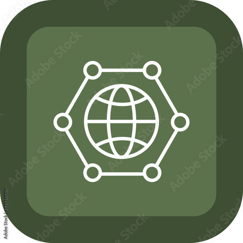 Rendering Line Green Box Icon