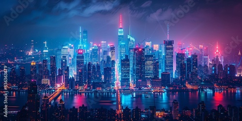 Urban Nightlife Extravaganza, generative ai