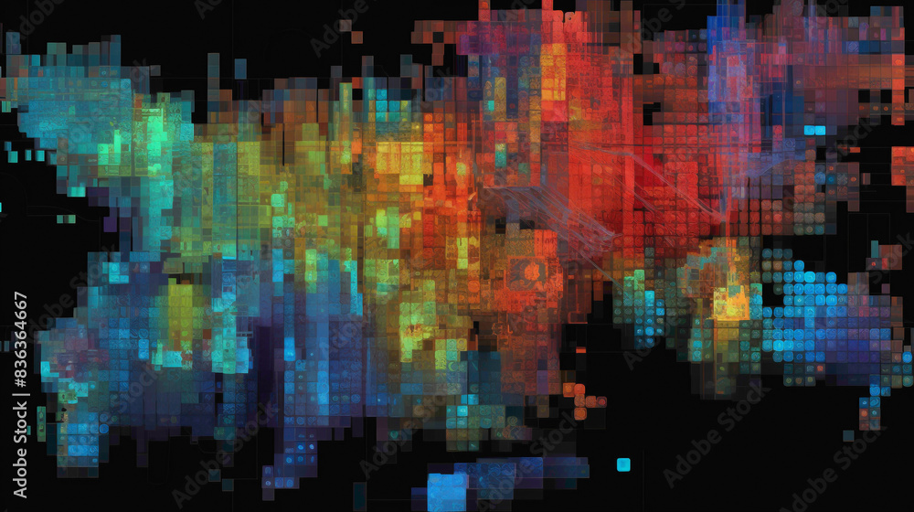 A heatmap showcasing the correlation between various trading assets, with vibrant colors indicating strong positive or negative relationships. A heatmap showcasing the correlation between various trading assets, with vibrant colors indicating strong positive or negative relationships.
