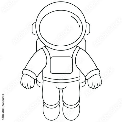 Astronaut in Space Suit (ID: 836365458)