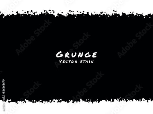 Grunge frame. Design for poster, invitation, gift card, coupon, book cover. Retro vintage background. Vector illustration.