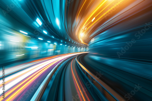Blur move high speed business performance technology banner abstract for background design   