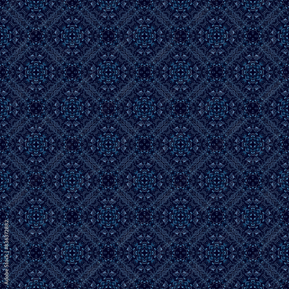 Fabric ikat ethnic seamless pattern design. Geometric ethnic traditional design for background, wallpaper, carpet, clothing, batik, textile, embroidery, sarong Fabric ikat ethnic seamless pattern design. Geometric ethnic traditional design for background, wallpaper, carpet, clothing, batik, textile, embroidery, sarong
