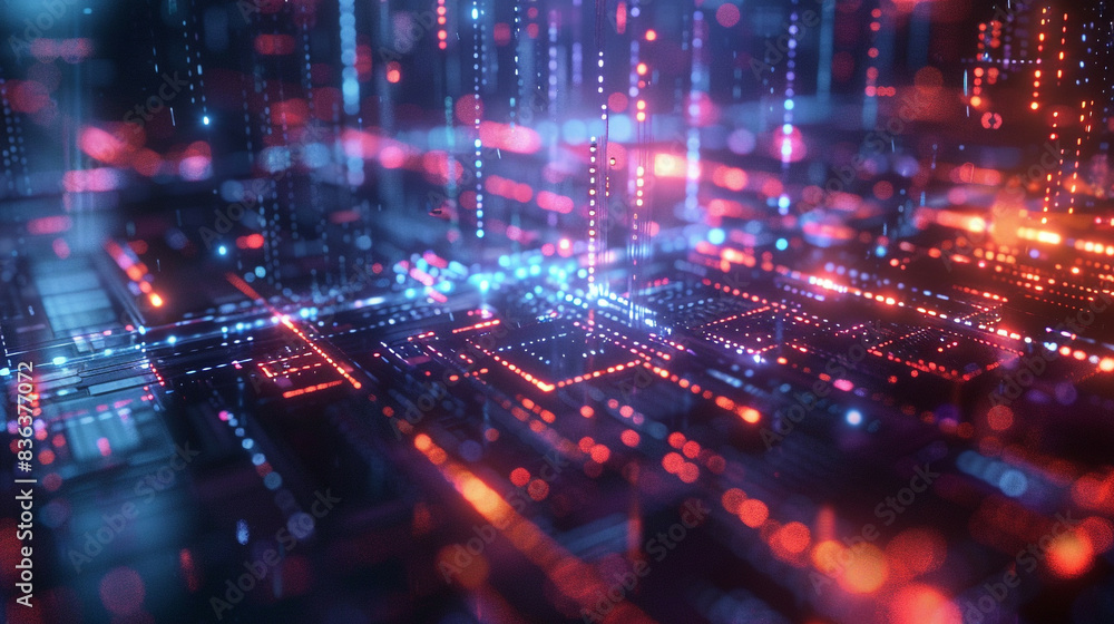 Network firewall represented by a glowing holographic barrier futuristic technology cyber security photorealistic ultra-detailed dramatic lighting super resolution Network firewall represented by a glowing holographic barrier futuristic technology cyber security photorealistic ultra-detailed dramatic lighting super resolution