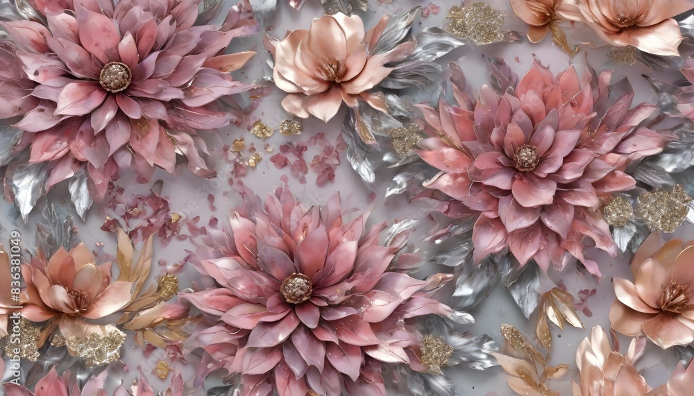 3d floral wallpaper pattern 3d floral wallpaper pattern