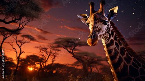 giraffe in the wild