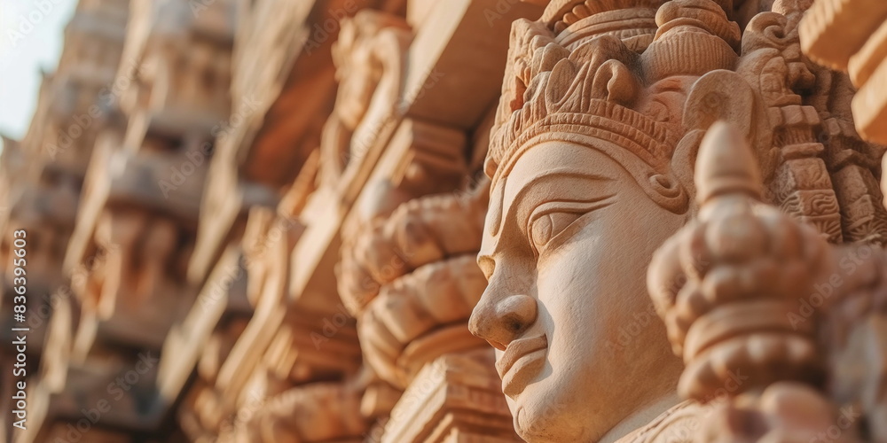 Fototapeta premium In the mystical atmosphere of the Temples of Khaju_007
