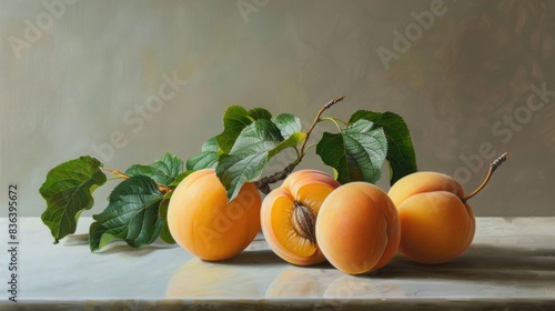 Apricot fruits photo