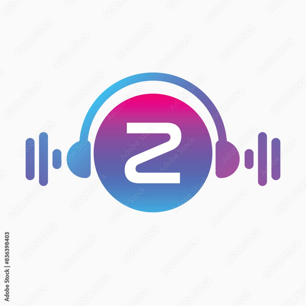 letter Z Logo with Pulse music player element. Logo template electronic music, equalizer, dj, nightclub, disco. Audio wave logo concept, Multimedia letter Z Logo with Pulse music player element. Logo template electronic music, equalizer, dj, nightclub, disco. Audio wave logo concept, Multimedia