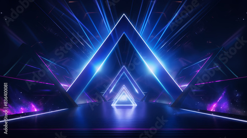 Neon triangle