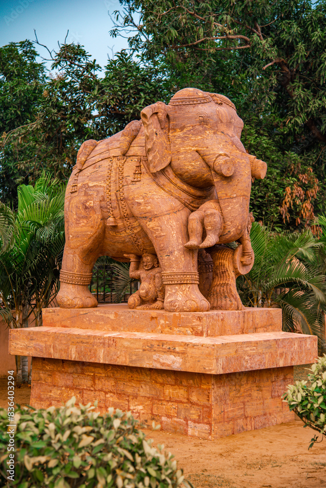 Elephant from Konarka Sun Temple, Odisha, Puri, India Elephant from Konarka Sun Temple, Odisha, Puri, India
