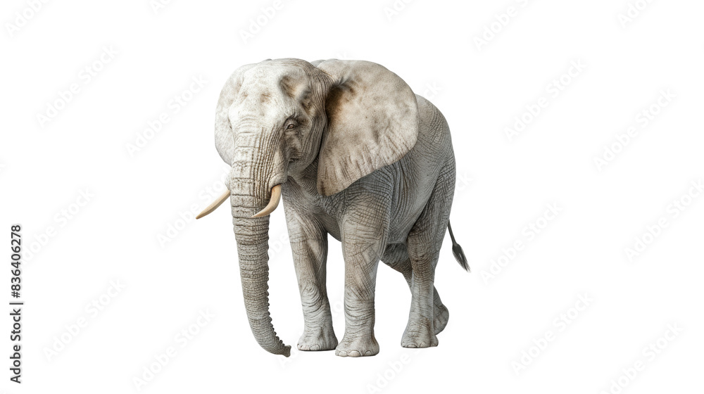 Fototapeta premium Adult elephant walking
