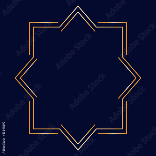 Black ramadan lanterns