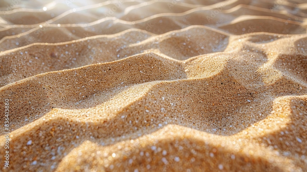 Close Up Texture of Golden Sand Dunes Close Up Texture of Golden Sand Dunes