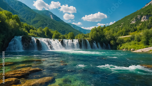 Stunning Pliva River waterfall in Bosnia and Herzegovina