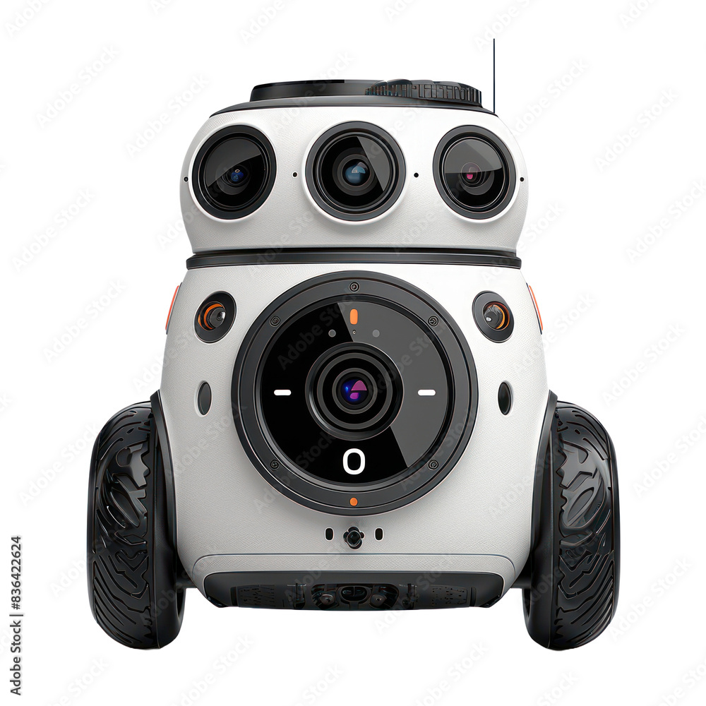 Robot isolated on a transparent background Robot isolated on a transparent background
