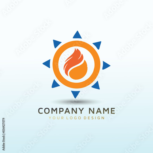 building management, plumbing and heating logo