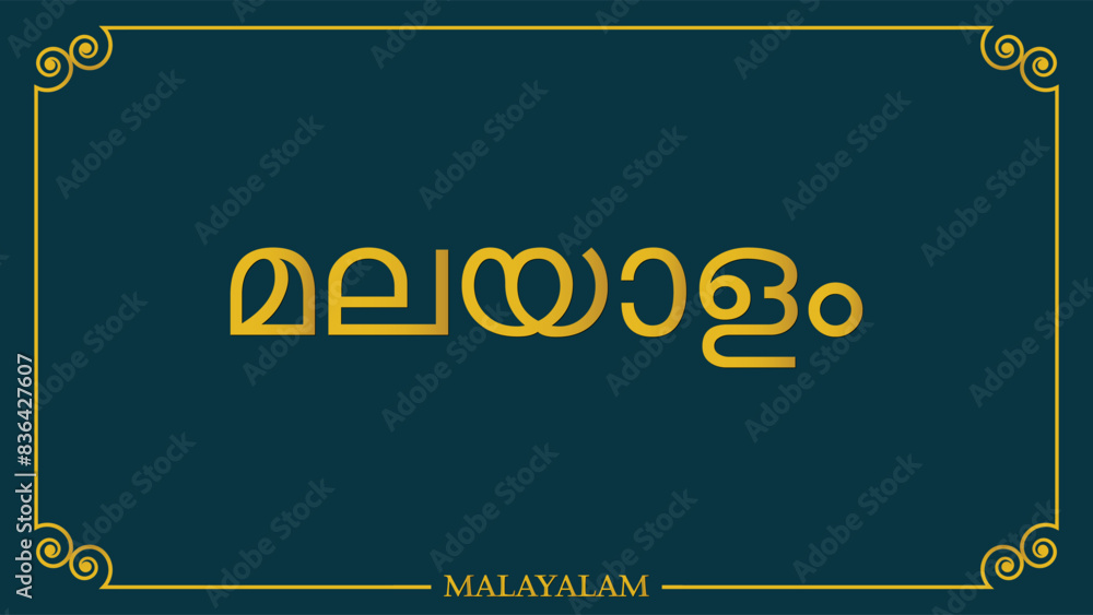 Malayalam language with classical background Malayalam is a Dravidian