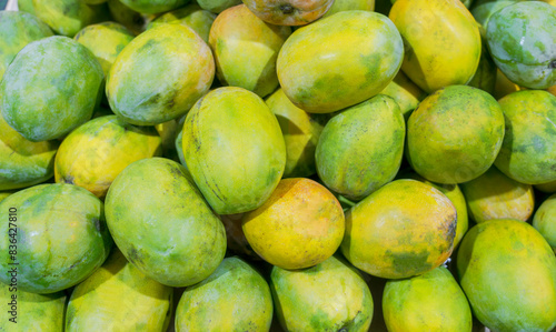 A bunch of indian gudadath mango photo