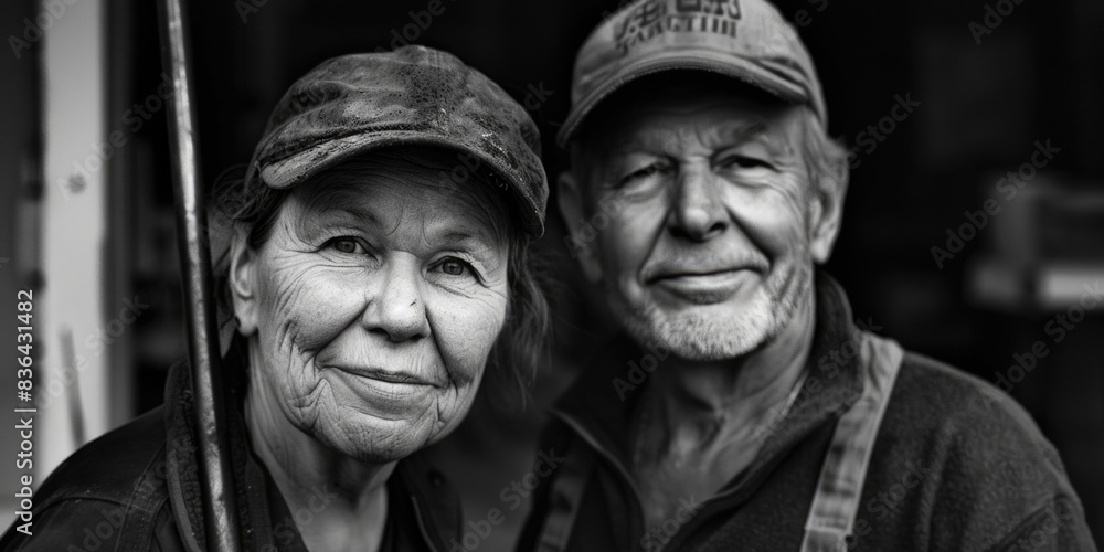 A black and white photo of a couple, showcasing the simplicity and intimacy of their relationship A black and white photo of a couple, showcasing the simplicity and intimacy of their relationship