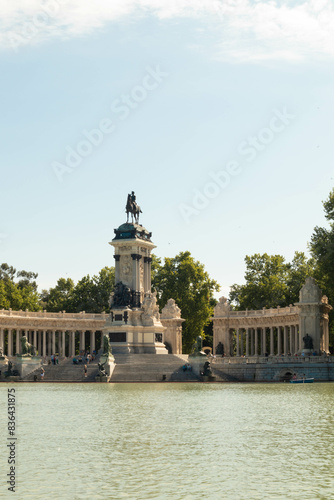 parque el retiro, madrid, spain