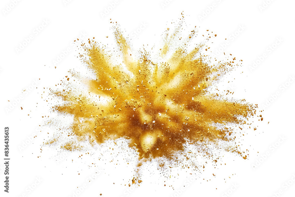 Color Explosion Isolated on Transparent Background Color Explosion Isolated on Transparent Background