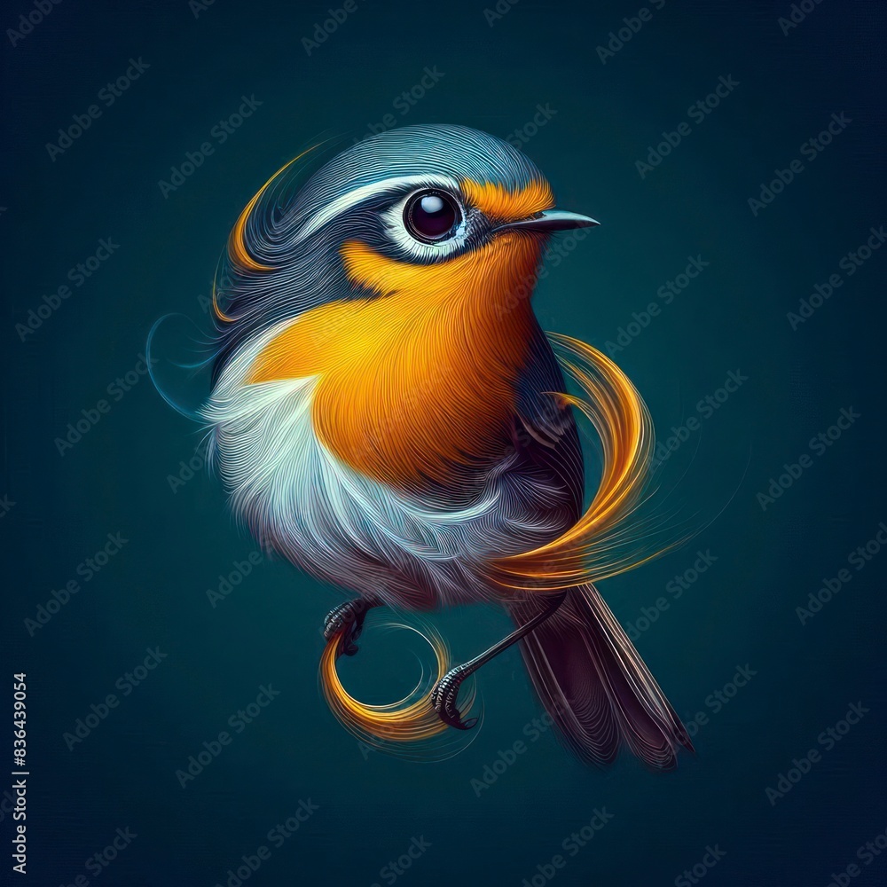 Fototapeta premium High resolution bird wallpaper for phone