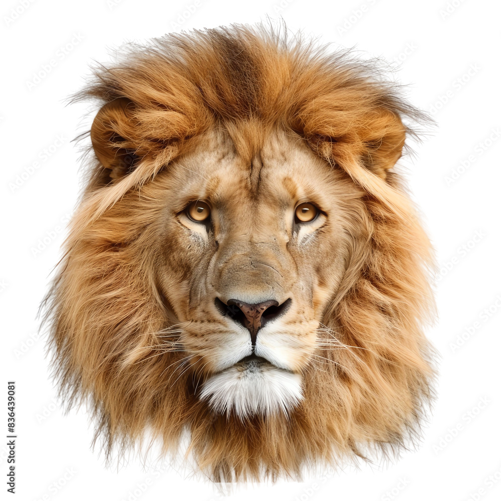 lion face white background and transparent background lion face white background and transparent background