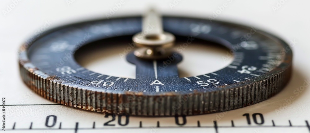 Obraz premium Gleam Gauge: Measuring business brilliance.